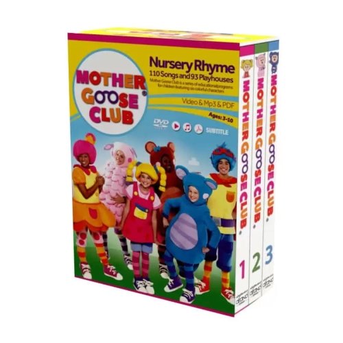 دی وی دی 3 عددی مادر گوس کلاب dvd MOTHER GOOSE CLUB کد 5088