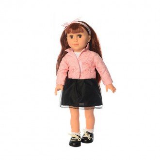 عروسک دفا با لباس صورتی مشکی مدل 5508