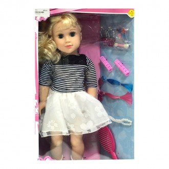 عروسک دفا با لباس سفید مدل 5508