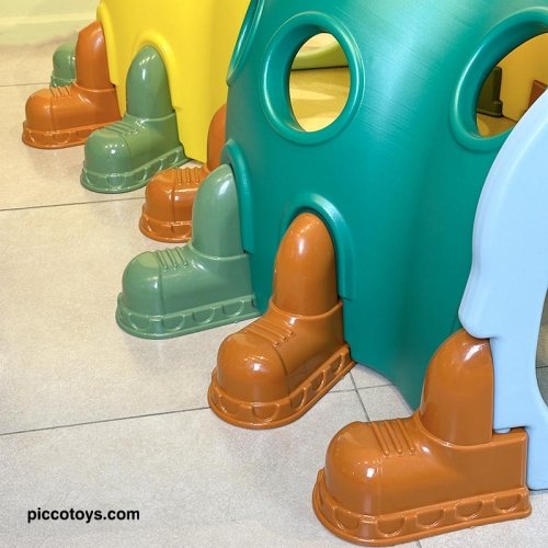 تونل هزارپا ایرانی بدنه سبز زرد با سر و دم آبی کد P/5501/L