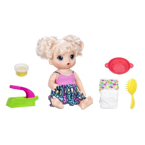 عروسک بیبی آلایو  اسپاگتی با خمیر بازی Baby Alive کد C0963