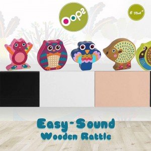 خرید جغجغه چوبی لاک پشت  Oops Easy Sound turtle مدل 1300823