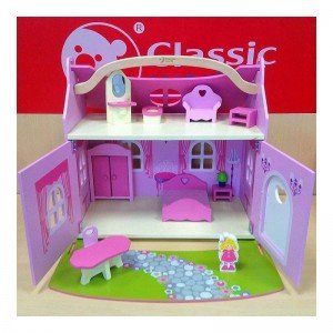 خرید خانه عروسک چوبی قابل حمل classic world 4156