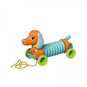سگ نخ کش آکاردئونی موزیکال tomy مدل 72098