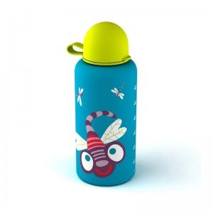 قمقمه نی دار طرح سنجاقک oops مدل 4100331