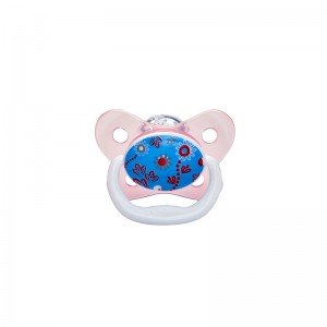 پستانک تکی  6 تا 12 ماه صورتی  Dr.brown's مدل 21304