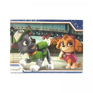 پازل چوبی طرح اسکای و راکی