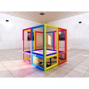 ترامپولین کودک 2 متری با دیواره رنگی کد 459348