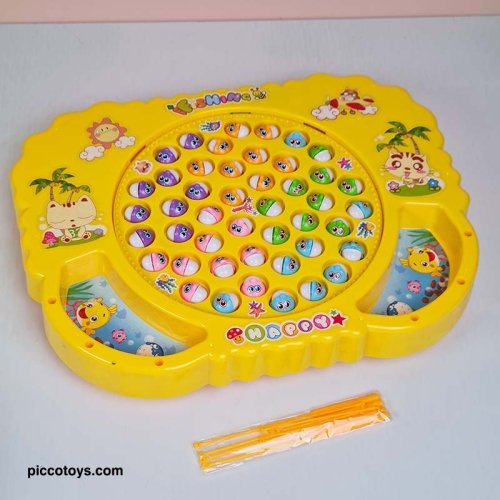 اسباب بازی ماهیگیری موزیکال رنگ زرد کد P/6018/ZA