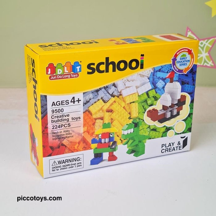 اسباب بازی لگو 224 تکه Creative Building Toys  کد 9500