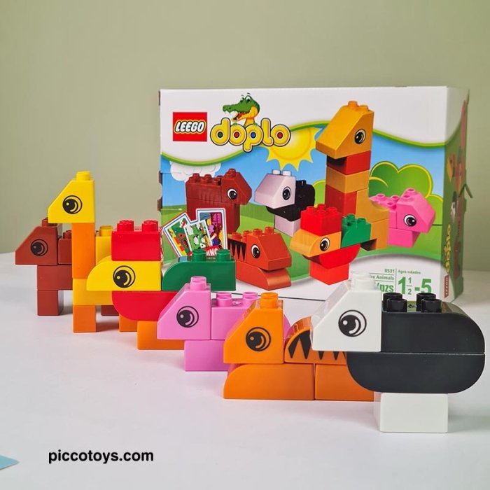 اسباب بازی لگو ساختنی 27 تکه مدل حیوانات کد 8531