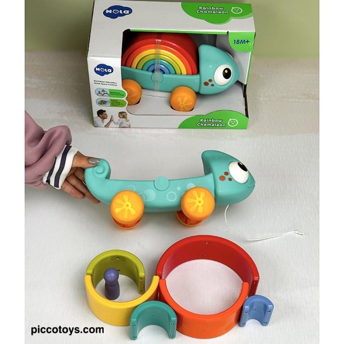 پازل آفتاب پرست رنگین کمانی هولی تویز Huile Toys  کد HE795700