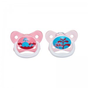 پستانک دو عددی صورتی Dr.brown's مدل 12302