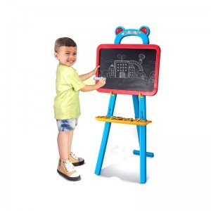 تخته نقاشی دو طرفه 84 تکه آبی قرمز مدل 62827