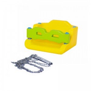 کفی تاب کودک حفاظ دار با پشتی زرد با زنجیر  مدل P/30091/ZA