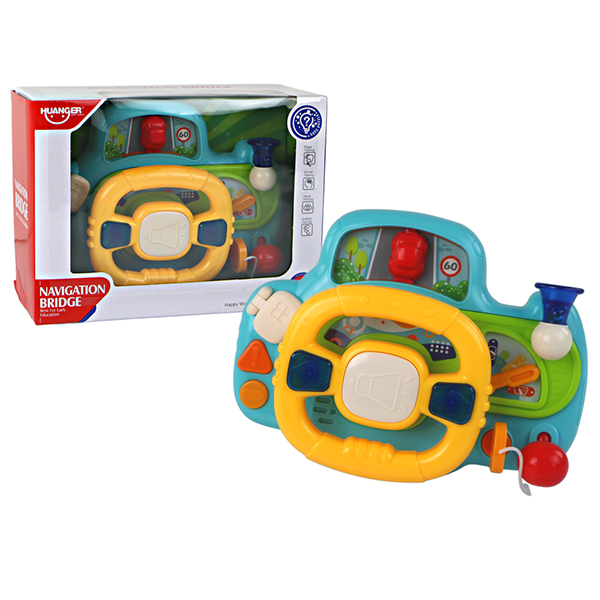 اسباب بازی فرمان موزیکال هانگر Huanger رنگ آبی کد HE0541