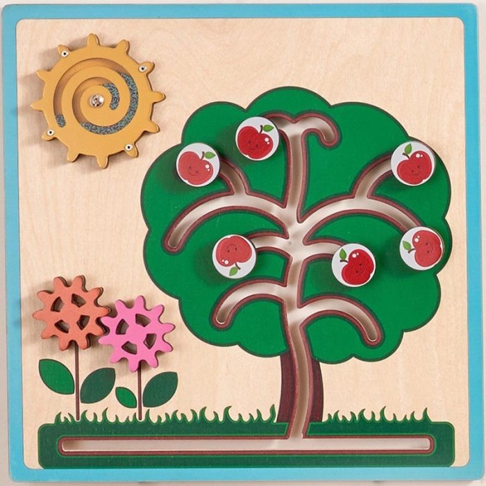 تخته هوش بیزی برد کوچک مدل درخت سیب کد 5464636