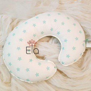 بالش شیردهی سفید طرح ستاره elaart مدل 8040