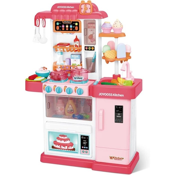 آشپزخانه کودک 45 تکه رنگ صورتی کد WDT35