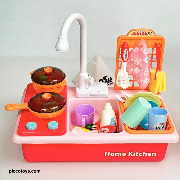 اسباب بازی سینک ظرفشویی به همراه اجاق گاز مدل WDT41