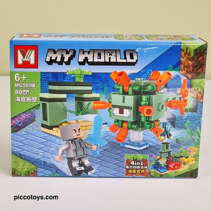 لگو ماینکرافت 80 تکه کد MG569B