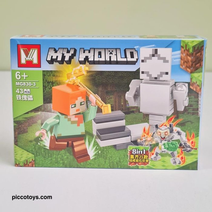 لگو ماینکرافت 43 تکه کد MG8303