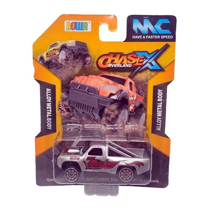 ماشین فلزی عقب کش مدل وانت نقره ای کد P/888609/Q