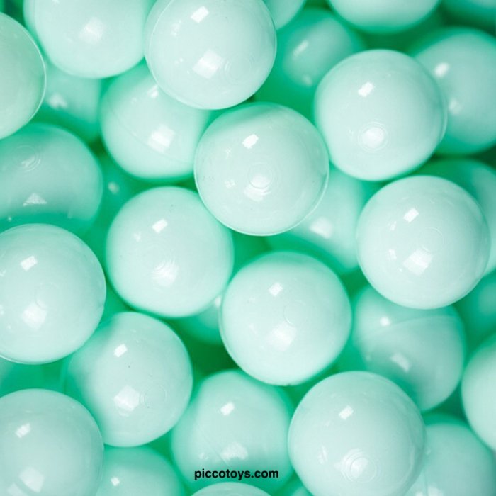 توپ رنگی بسته 1000 تایی رنگ سبز پاستلی کد P/TPN1000/GR