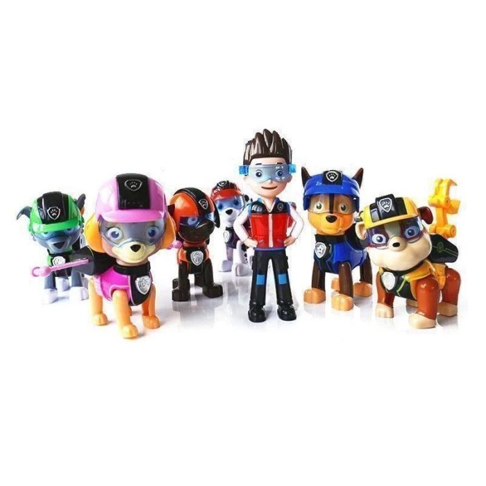 فیگور7 عددی سگهای نگهبان پاوپاترول paw patrol کد WW505