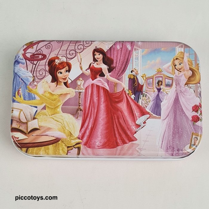 پازل قوطی فلزی 60 تکه طرح پرنسس های دیزنی کد 5576145