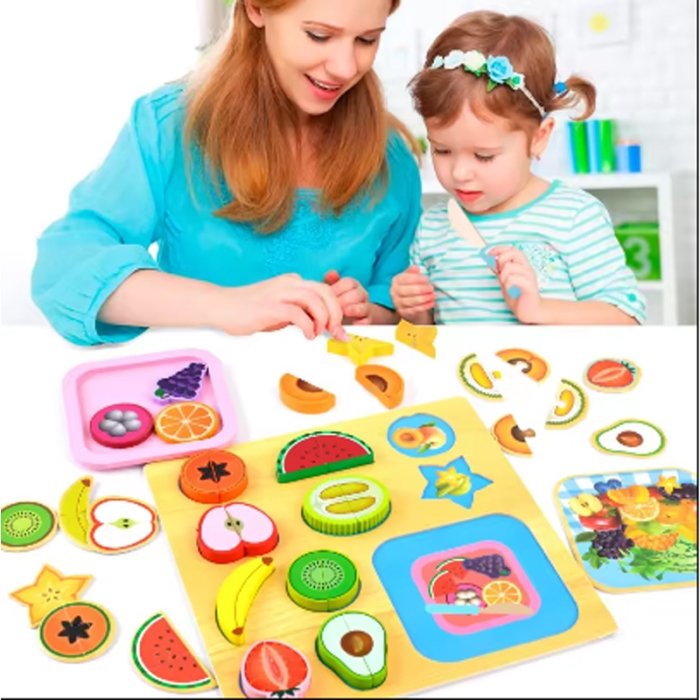 پازل چوبی جاگذاری میوه کد 5580643