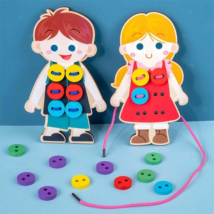 اسباب بازی مونته سوری دوخت دکمه کد 980050