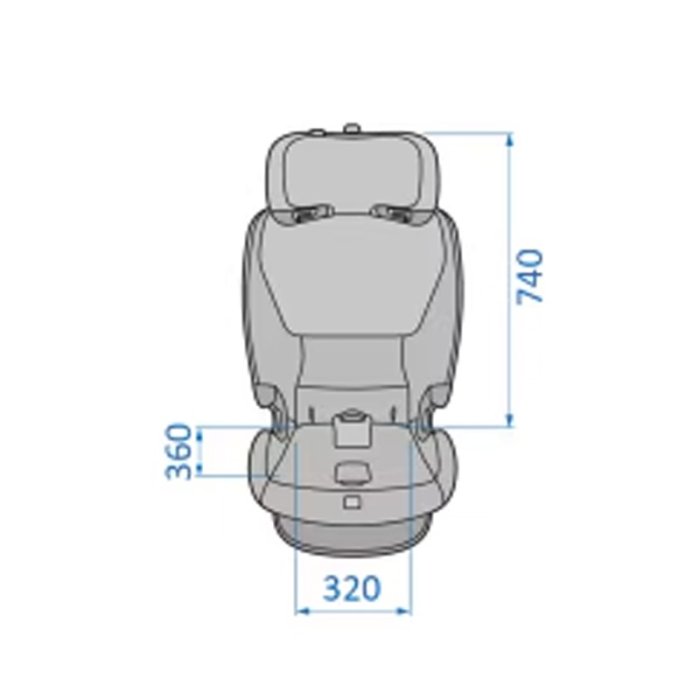 صندلی ماشین کودک مکسی کوزی مدل Maxi Cosi TITAN PRO 2 I-SIZE رنگ قهوه ای کد 8618650111