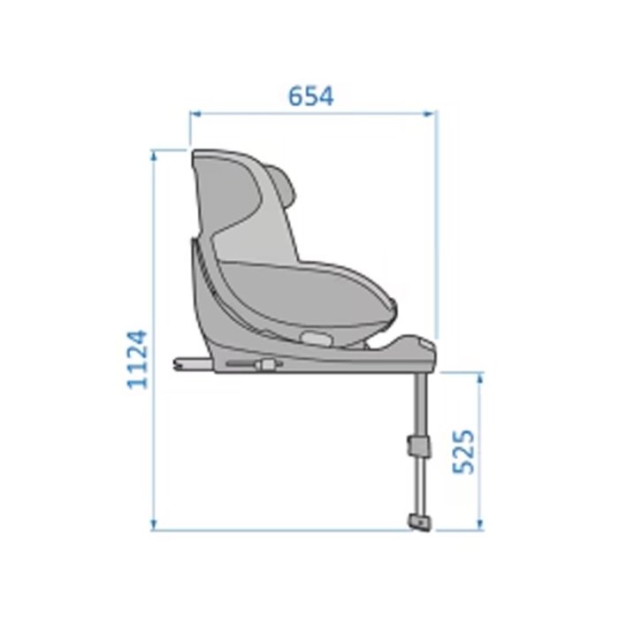 صندلی ماشین کودک مکسی کوزی Maxi Cosi Mica Pro Eco i-Size رنگ مشکی کد 8515671110