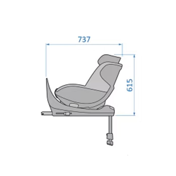 صندلی ماشین کودک مکسی کوزی Maxi Cosi Mica Pro Eco i-Size رنگ قهوه ای کد 8515650110