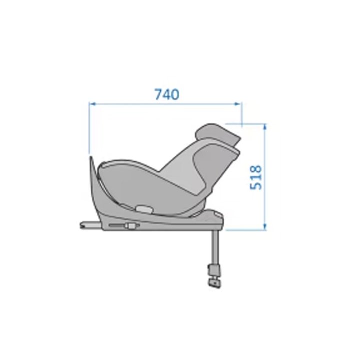 صندلی ماشین کودک مکسی کوزی Maxi Cosi Mica Pro Eco i-Size رنگ قهوه ای کد 8515650110