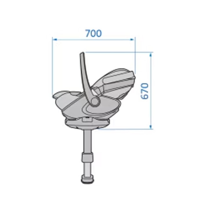 کریر مکسی کوزی مدل Pebble 360 Pro رنگ زغالی كد 8052750110