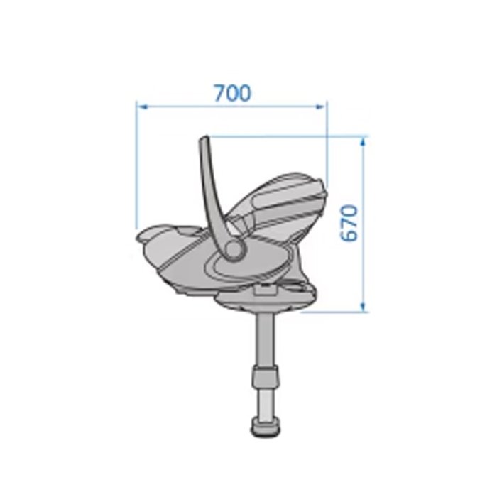 کریر مکسی کوزی مدل Pebble 360 Pro رنگ زغالی كد 8052750110