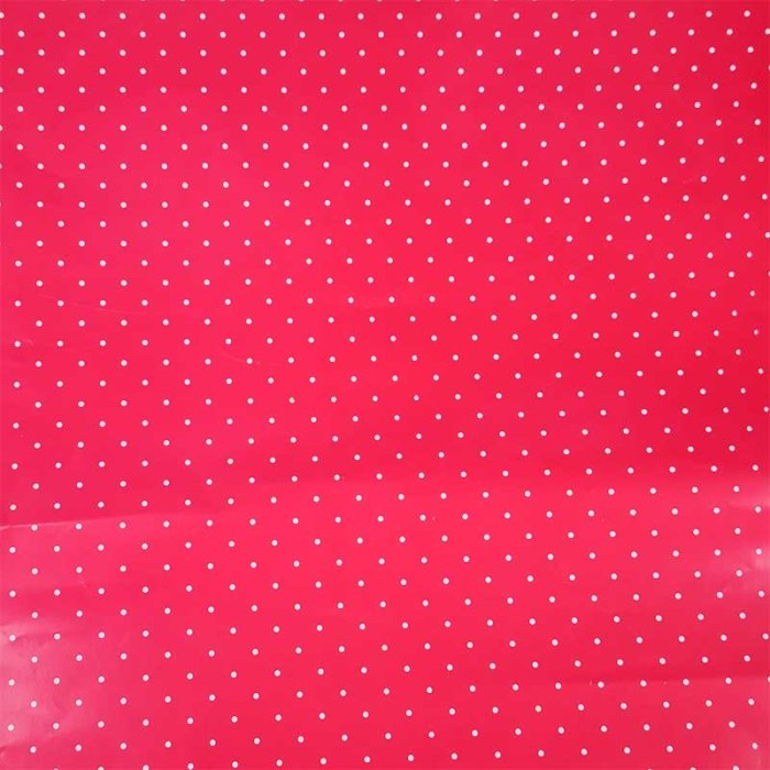 کاغذ کادو یک رو طرح قرمز خالخالی کد 100018