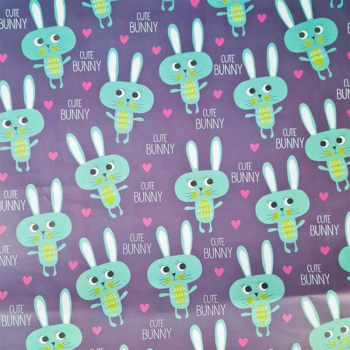 کاغذ کادو یک رو طرح بانی کد P/659/A