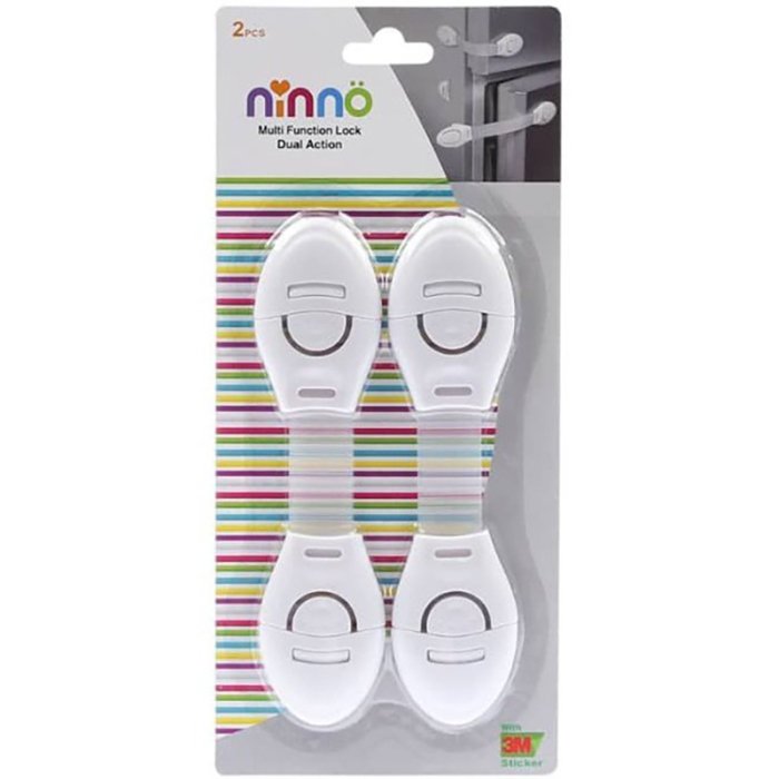 قفل چند کاره کودک ninno 2 عددی کد 953270