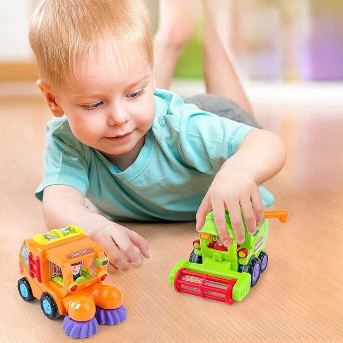 ماشین اسباب بازی هولی تویز مدل کمباین HUILE TOYS کد P/386ABC/C