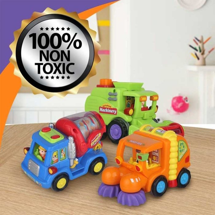 ماشین اسباب بازی هولی تویز مدل کمباین HUILE TOYS کد P/386ABC/C