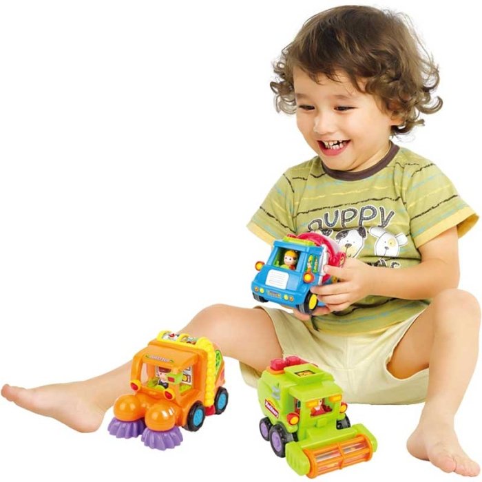 ماشین اسباب بازی هولی تویز مدل کمباین HUILE TOYS کد P/386ABC/C