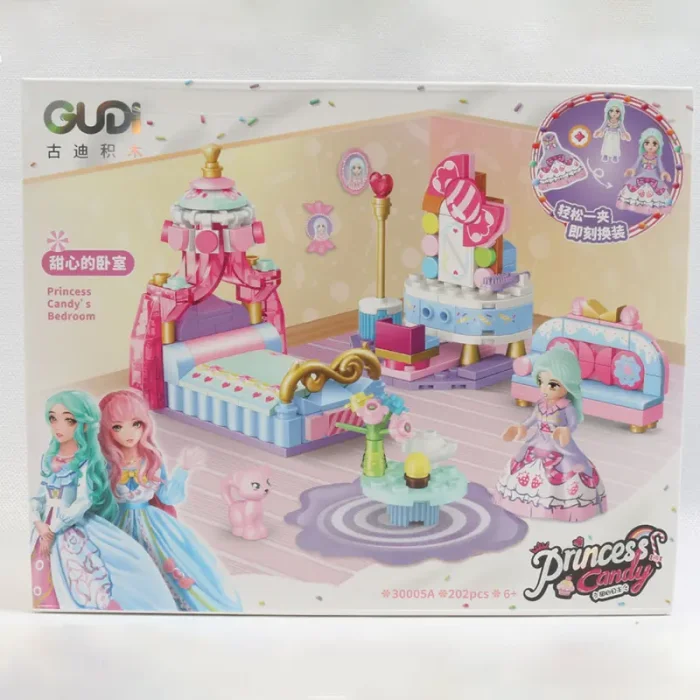 اسباب بازی لگو 202 تکه مدل اتاق پرنسس کندی کد 30005A
