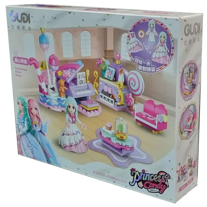 اسباب بازی لگو 209 تکه مدل اتاق پیانو کد 30005C