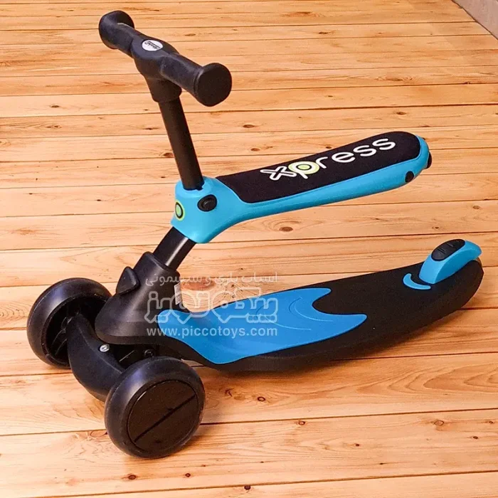 اسکوتر کودک چیپولینو Chipolino 2 in 1 X-PRESS رنگ آبی کد 2104BL
