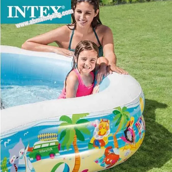 استخر بادی لوبیایی اینتکس intex کد 56490