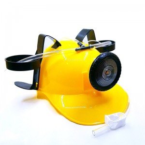 کلاه معدن با نی نوشیدنی کودک