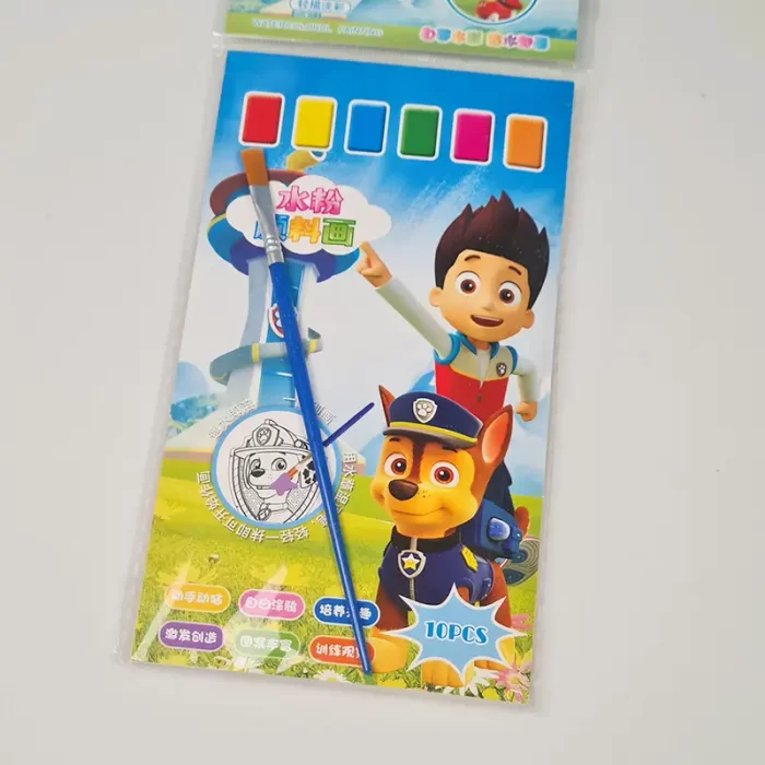 دفترچه آبرنگی رنگ آمیزی طرح سگهای نگهبان کد 703008